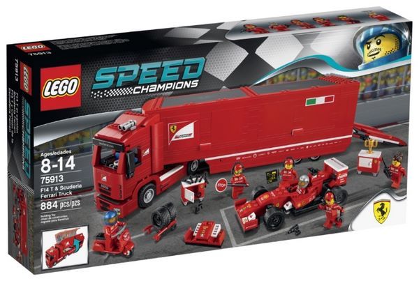 Отзывы LEGO Speed Champions 75913 Феррари F14 и грузовик Скудериа Феррари