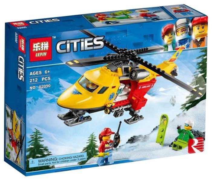 Отзывы Lepin Cities 02090 Вертолет скорой помощи
