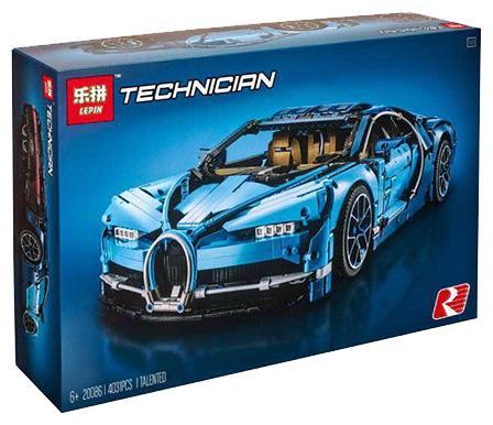 Отзывы Lepin Technician 20086 Bugatti Chiron синий