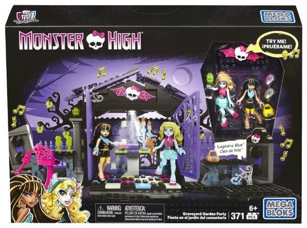 Отзывы Mega Bloks Monster High CNF83 Вечеринка в кладбищенском саду