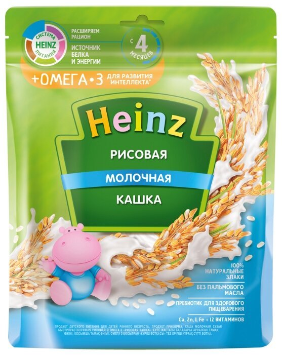 Отзывы Heinz молочная рисовая (с 4 месяцев) 200 г