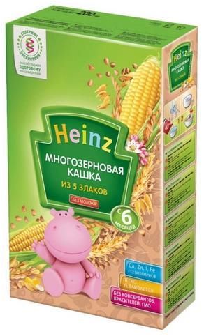 Отзывы Heinz Безмолочная 5 злаков (c 6 месяцев) 200 г