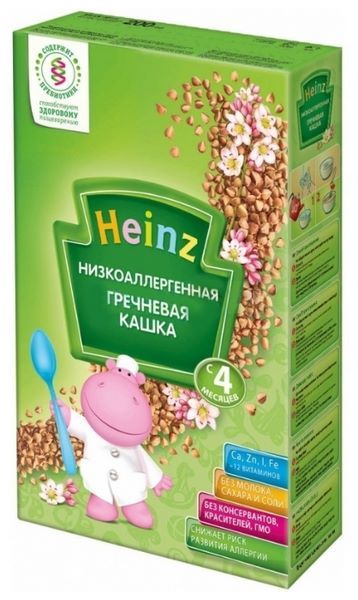 Отзывы Heinz Безмолочная гречневая (c 4 месяцев) 200 г