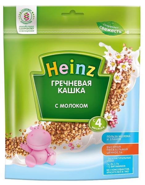 Отзывы Heinz Молочная гречневая (с 4 месяцев) 250 г