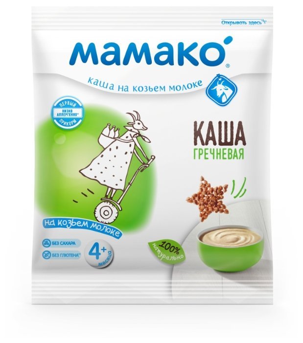 Отзывы МАМАКО молочная гречневая (с 4 месяцев) 30 г