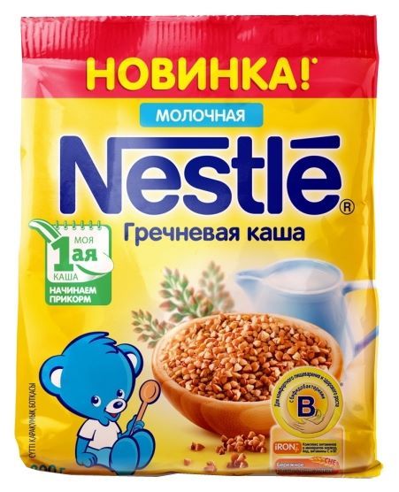 Отзывы Каша Nestlé молочная гречневая (с 4 месяцев) 200 г