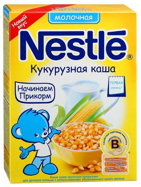 Отзывы Nestlé Молочная кукурузная (с 5 месяцев) 250 г