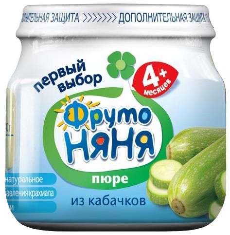 Отзывы ФрутоНяня Из кабачков (с 4 месяцев) 80 г, 12 шт.