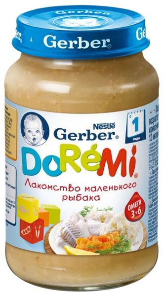 Отзывы Gerber DoReMi Лакомство маленького рыбака (с 12 месяцев) 200 г