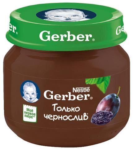 Отзывы Gerber Только чернослив (с 4 месяцев) 80 г