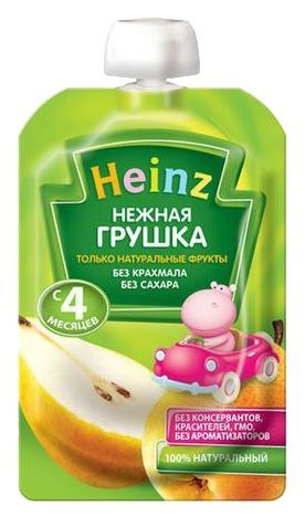 Отзывы Heinz Нежная грушка (с 4 месяцев) 100 г