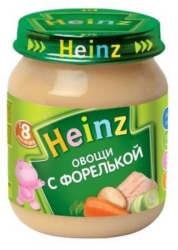 Отзывы Heinz Овощи с форелькой (с 8 месяцев) 120 г