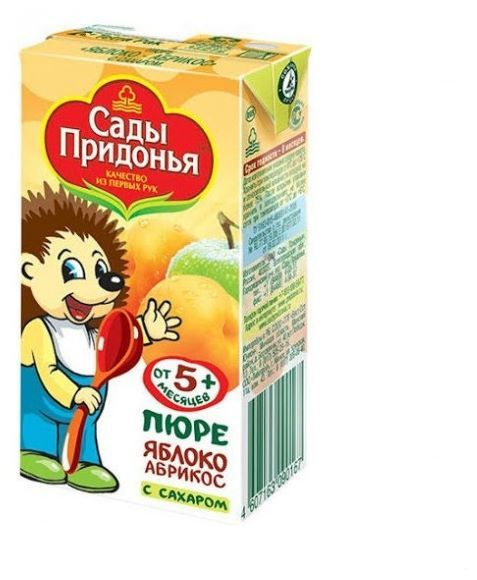 Отзывы Сады Придонья Яблоко, абрикос (с 5 месяцев) Tetra Pak 125 г