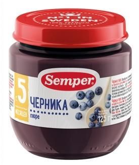 Отзывы Semper Черника (с 5 месяцев) 125 г