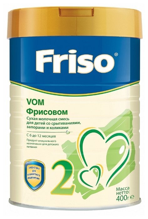 Отзывы Friso VOM 2 (с 6 до 12 месяцев) 400 г