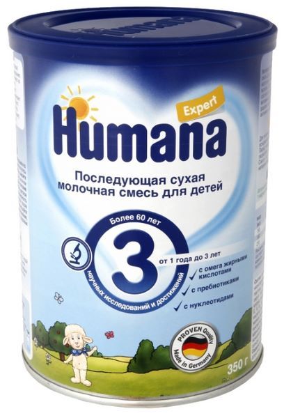 Отзывы Humana Expert 3 (от 1 года до 3 лет) 350 г