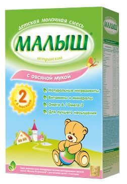 Отзывы Малыш Истринский (Nutricia) 2 с овсяной мукой (с 6 месяцев) 350 г