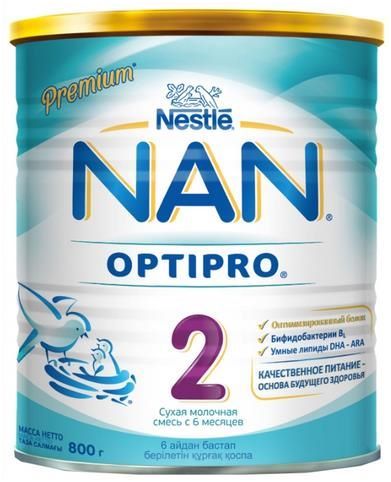 Отзывы NAN (Nestlé) 2 Optipro (с 6 месяцев) 800 г