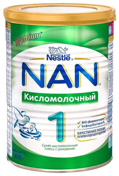 Отзывы NAN (Nestlé) Кисломолочный 1 (с рождения) 400 г