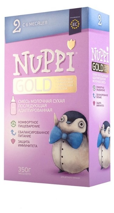 Отзывы Nuppi Gold 2 в коробке (с 6 месяцев) 350 г