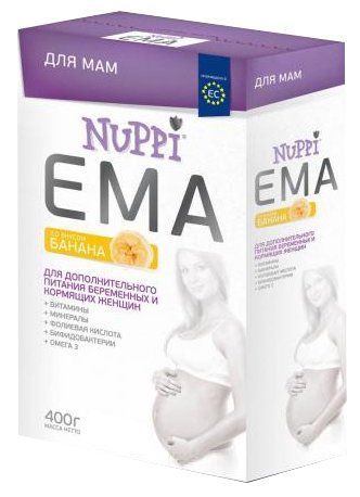 Отзывы Смесь Nuppi Ema со вкусом банана 400 г