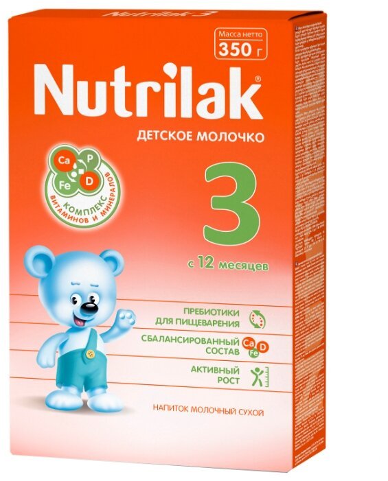 Отзывы Nutrilak (InfaPrim) 3 (с 12 месяцев) 350 г