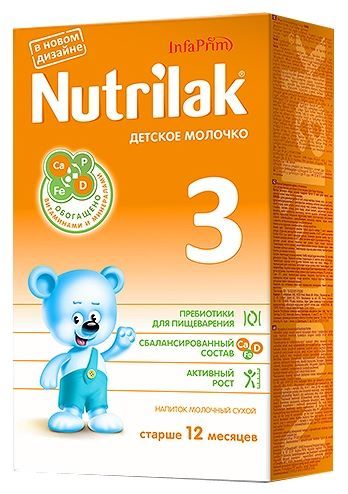 Отзывы Nutrilak (InfaPrim) 3 (с 12 месяцев) 350 г