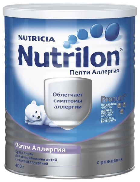 Отзывы Nutrilon (Nutricia) Пепти Аллергия (с рождения) 400 г