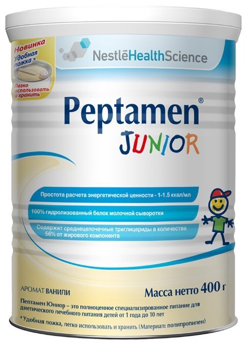 Отзывы Peptamen (Nestle) Junior (c 1 года до 10 лет) 400 г