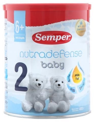 Отзывы Semper Baby Nutradefense 2 (с 6 месяцев) 400 г