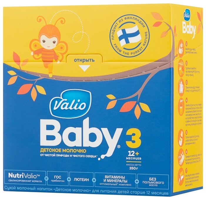 Отзывы Valio Baby 3 (c 12 месяцев) 350 г