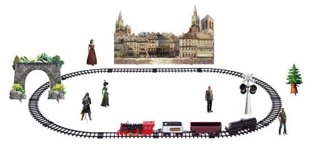 Отзывы 1 TOY Стартовый набор «Ретро Экспресс», Т10578