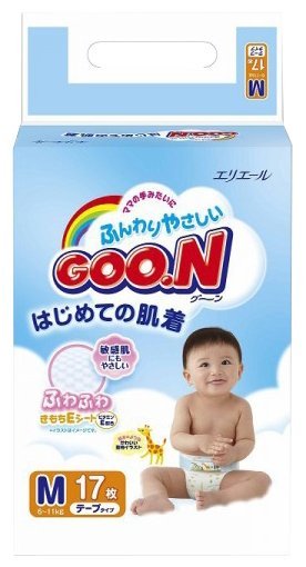 Отзывы Goo.N подгузники M (6-11 кг) 17 шт.