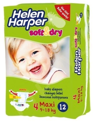 Отзывы Helen Harper подгузники Soft & Dry Maxi (9-18 кг) 12 шт.