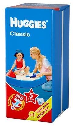 Отзывы Huggies подгузники Classic 5 (11-25 кг) 12 шт.