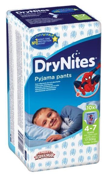 Отзывы Huggies трусики DryNites для мальчиков 4-7 (17-30 кг) 10 шт.