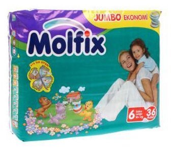 Отзывы Molfix подгузники 6 (16+ кг) 36 шт.