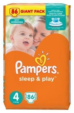 Отзывы Pampers Sleep&Play 4 (8-14 кг)