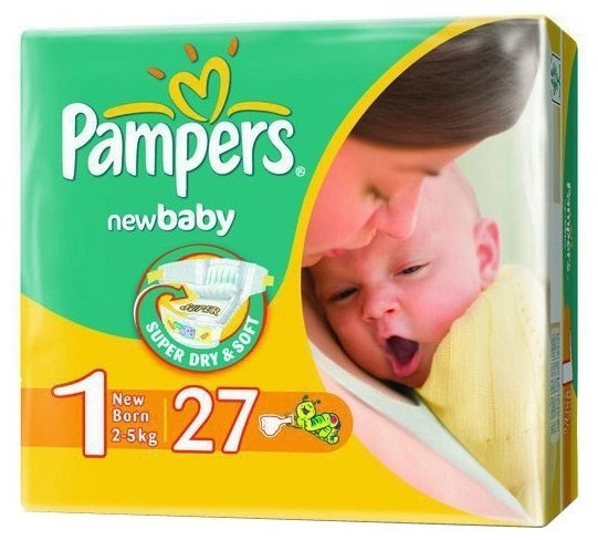 Отзывы Pampers подгузники New Baby 1 (2-5 кг) 27 шт.