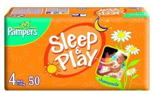 Отзывы Pampers подгузники Sleep&Play 4 (7-18 кг) 50 шт.