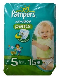 Отзывы Pampers трусики Active Boy 5 (12-18 кг) 15 шт.