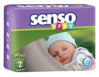 Отзывы Senso baby подгузники 2 (3-6 кг) 26 шт.