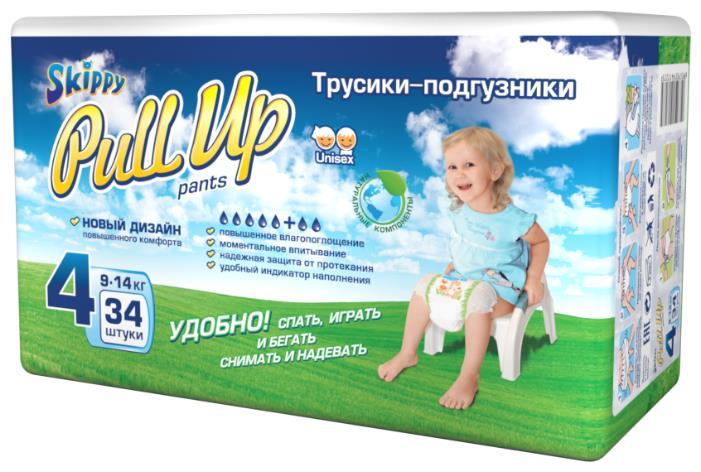 Отзывы Skippy трусики Pull Up 4 (9-14 кг) 34 шт.