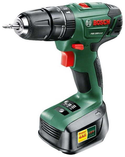 Отзывы Bosch PSB 1800 LI-2 1.5Ah x1 Case