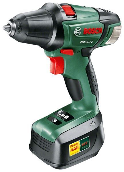 Отзывы Bosch PSR 18 LI-2 2.5Ah x1 Case