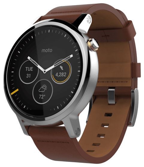 Отзывы Motorola Moto 360 v2 46mm (Silver/Cognac)