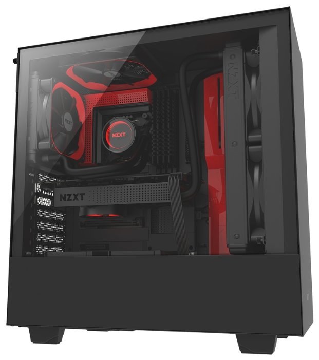 Отзывы NZXT H500 Black/red