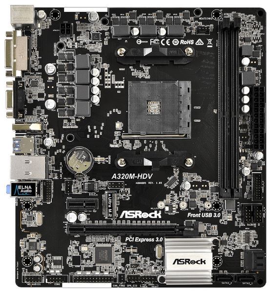 Отзывы ASRock A320M-HDV