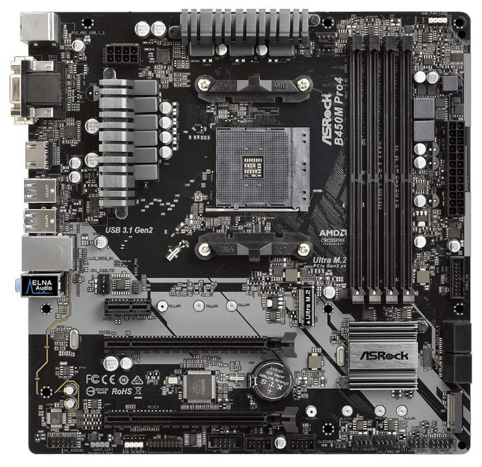 Отзывы ASRock B450M Pro4