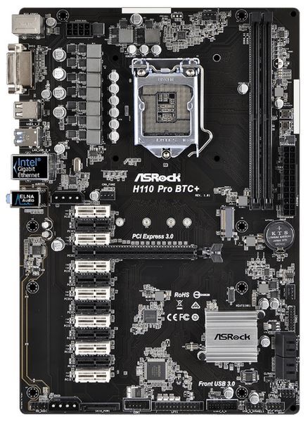 Отзывы ASRock H110 Pro BTC+